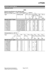 B72510T2170K062 Datasheet Page 10