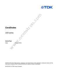 B72590D0150H060 Datasheet Cover