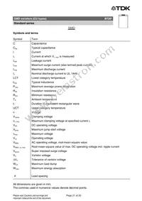 B72650M0231K072 Datasheet Page 21