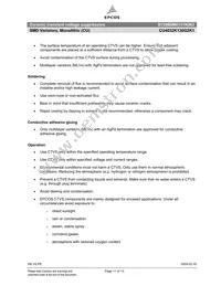 B72660M0131K093 Datasheet Page 11