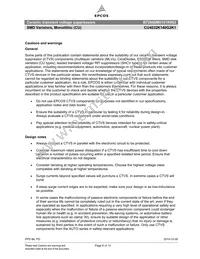 B72660M0141K093 Datasheet Page 9