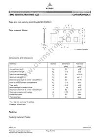 B72660M0251K093 Datasheet Page 7