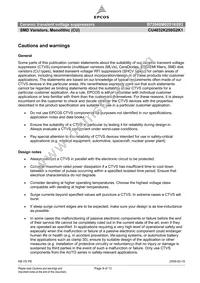 B72660M0251K093 Datasheet Page 9