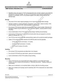 B72660M0251K093 Datasheet Page 10