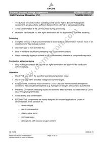 B72660M0251K093 Datasheet Page 11