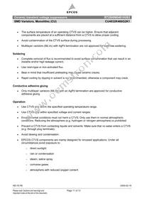 B72660M0461K093 Datasheet Page 11