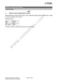 B72660M0950S172 Datasheet Page 14