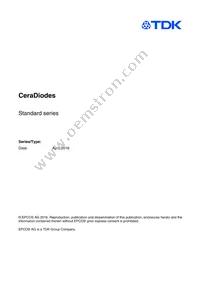 B72714D200A60 Datasheet Cover