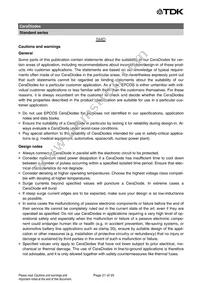 B72714D200A60 Datasheet Page 21