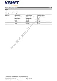 B76010D2279M055 Datasheet Page 22