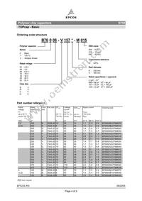 B76306E6879M018 Datasheet Page 4