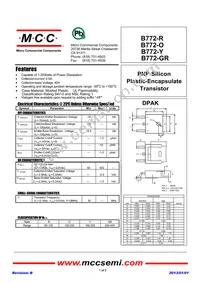 B772-R-TP Datasheet Cover