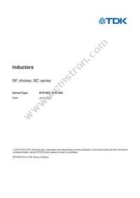 B78108S1473J9 Cover