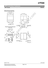 B78419A2288A003 Datasheet Page 3