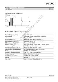 B78419A2288A003 Datasheet Page 4