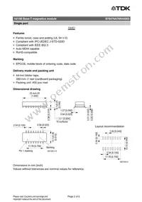 B78476A7694A003 Datasheet Page 2