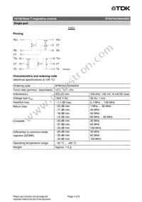 B78476A7694A003 Datasheet Page 3