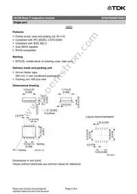 B78476A8067A003 Datasheet Page 2