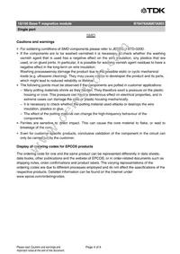 B78476A8067A003 Datasheet Page 4