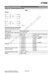 B78476A8247A003 Datasheet Page 3