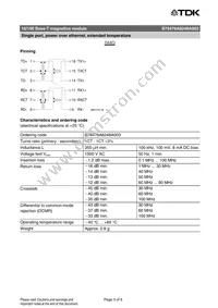 B78476A8248A003 Datasheet Page 3