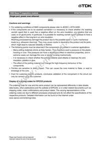 B78476A8253A003 Datasheet Page 4