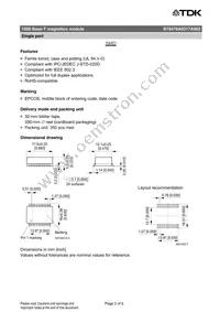 B78476A8317A003 Datasheet Page 2