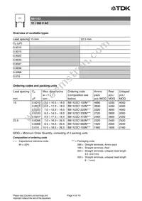 B81123C1562M000 Datasheet Page 4