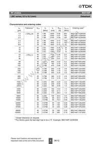 B82144F1106J000 Datasheet Page 5