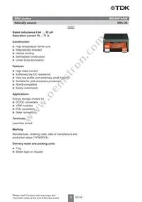 B82559A3232A025 Datasheet Page 2