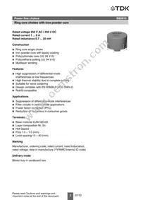 B82615B2402M001 Datasheet Page 2