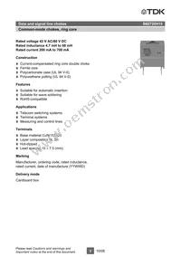 B82720H0015A028 Datasheet Page 2