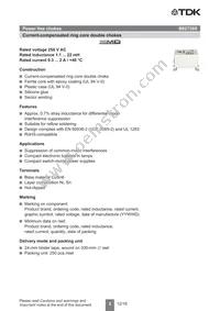 B82720S2301N042 Datasheet Page 2