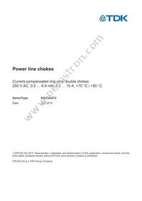 B82724J2602U040 Datasheet Cover