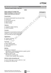 B82794C2106N465 Datasheet Page 2