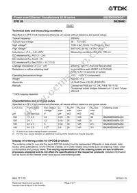 B82806D0060A240 Datasheet Page 4