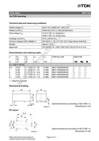 B84110A0000A040 Datasheet Page 3