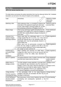 B84111A0000A020 Datasheet Page 8