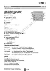 B84111A0000K010 Datasheet Page 3