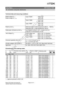 B84142J1600S081 Datasheet Page 4