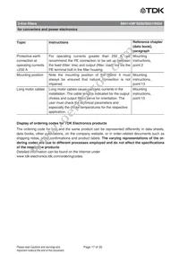 B84143B0150S020 Datasheet Page 17