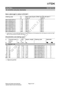 B84143D0200R127 Datasheet Page 4