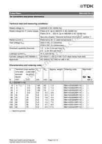 B84143G0220R110 Datasheet Page 4