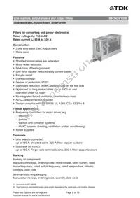 B84143V0180R290 Datasheet Page 2