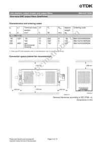 B84143V0180R290 Datasheet Page 4