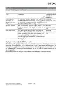 B84144A0050R000 Datasheet Page 13