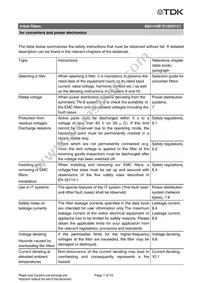 B84144B0600S121 Datasheet Page 7