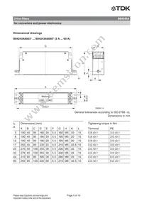 B84243A8003U000 Datasheet Page 5