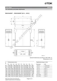 B84243A8003U000 Datasheet Page 6