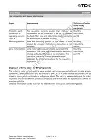 B84243A8003U000 Datasheet Page 13